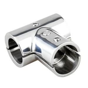 Edelstahl 316 geteiltes T-Stück 90° & 60° Marine & Baubeschläge - Bild 1 von 16