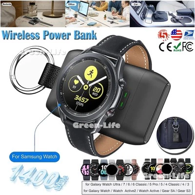 Magnetic USB C Charger Bank For Samsung Galaxy Watch 7/6 Classic/5/4/3 Active 2 - Image 1 of 4
