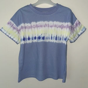 M&S Cut Label Original Tie Dye Style Multicoloured Cotton T-shirt 8-9years - Picture 1 of 6