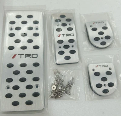 Juego de pedales de aluminio TOYOTA TRD Hiace serie 200 para modelos AT y MT Japón Foto 1 de 2