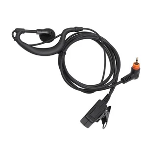 Earhook G Shape Earpiece Push To Talk Microphone Headset Comfortable For SL1M - Zdjęcie 1 z 12