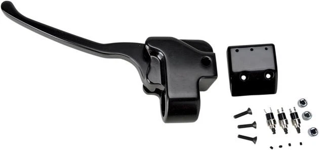 Conjunto de palanca de embrague estilo cable de ingeniería GMA con interruptor 1" negro Foto 1 de 1