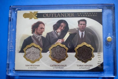 Cryptozoic Outlander CZX triple wardrobe Caitriona Balfe Sam Heughan TW7 /199 - Image 1 of 2
