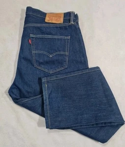 Jeans Levi's 501 Ct Calce Recto W36 L32 Azul Excelente Estado Para Hombre - Imagen 1 de 17