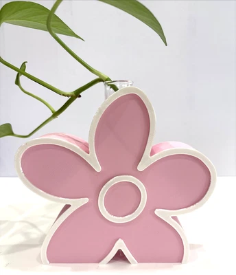 Soporte de enraizamiento de propagación cilindro lavable rosa flor blanco 7 en exclusivo Foto 1 de 4