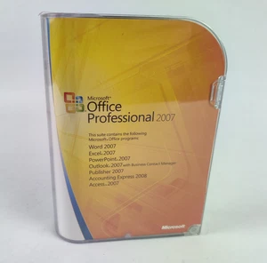 Microsoft Office Professional  2007 Word, Excel, Publisher, Outlook-Product Key - Picture 1 of 7