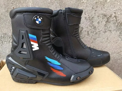 Botas de cuero de vaca BMW para hombre motociclista carreras Foto 1 de 4