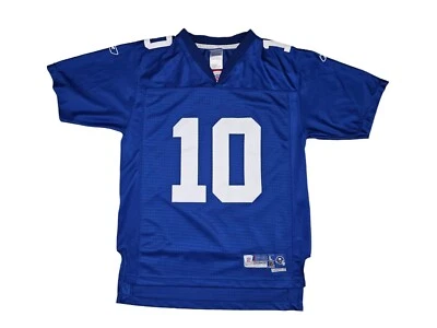 Футболка молодежная Eli Manning No10 New York Giants Reebok NFL на поле размер L - Изображение 1 из 4