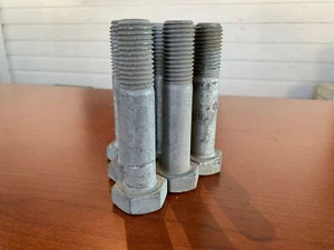 (8) 1" x 5" Schraube verzinkt A325, 1 3/4" Gewinde - Bild 1 von 3