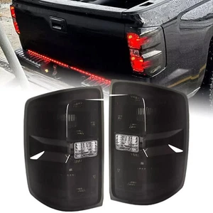 Luces traseras de humo lámparas de freno para Chevy Silverado 1500 2500 HD 3500 HD 2014-2019 - Imagen 1 de 18