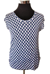 Top pulóver Michael Kors para mujer talla PM multicolor elástico mangas cortas - Imagen 1 de 17