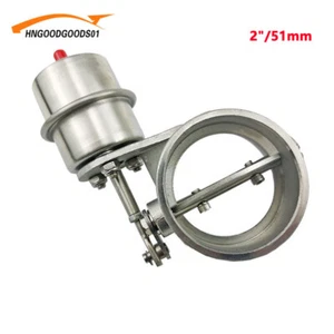 2"/51mm Exhaust Control Valve Vacuum Actuator Actuated Open Style Dump Valve - Picture 1 of 13