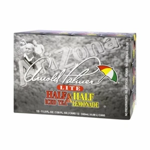 Arizona Arnold Palmer Lite Half & Half Iced Tea Lemonade 11.5 oz Cans Pack of 12 - Picture 1 of 3