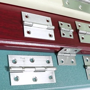 Bisagra de acero inoxidable para puerta de armario bisagra oscilante accesorios de herrajes 2 piezas - Imagen 1 de 44