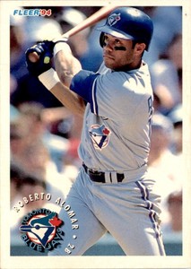 1994 Fleer Sunoco Roberto Alomar Toronto Blue Jays #1