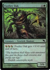 Foxfire Oak *FOIL Common* Magic MtG x1 Shadowmoor