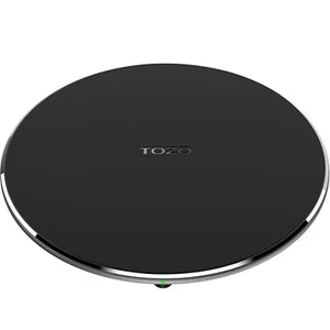 Chargeur sans fil TOZO W3 chargeur de charge rapide adapté au sommeil noir mat - Photo 1 sur 7