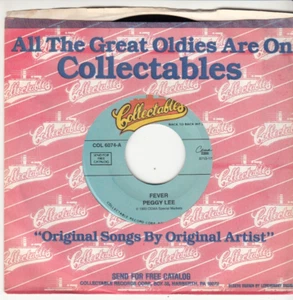 PEGGY LEE - FEVER/ALRIGHT, OKAY, YOU WIN - REISSUE 45 - GREAT SHAPE - Picture 1 of 2