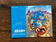 Trog Nintendo NES Instruction Manual Only