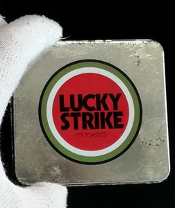 Original Lucky Strike Cigarette Pack Tin Box Limited Edition - Picture 1 of 16