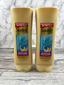 2 PACK Suave Professionals Moroccan Infusion Color Care Hair Conditioner 15oz - Picture 1 of 5