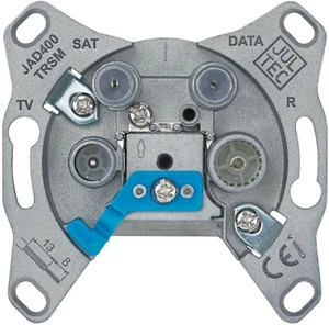 Jultec JAD400TRSM 4-Loch Antennendose - Stichdose - TV / RADIO / SAT / MODEM - Bild 1 von 1