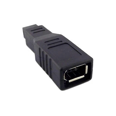 800/400 FireWire 9 Pin Male To 6 Pin FemaleIEEE 1394 MacBook Adapter Converter - Image 1 of 4