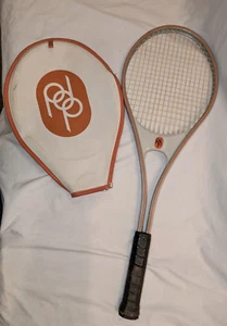 Vintage PDP Tennis Racket 4-5/8 Aluminum w/ cover - Made in the USA - Picture 1 of 23