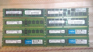 Lot of 8 Assorted  8GB PC3 & PC3L Server RAM Total 68GB - Bild 1 von 1