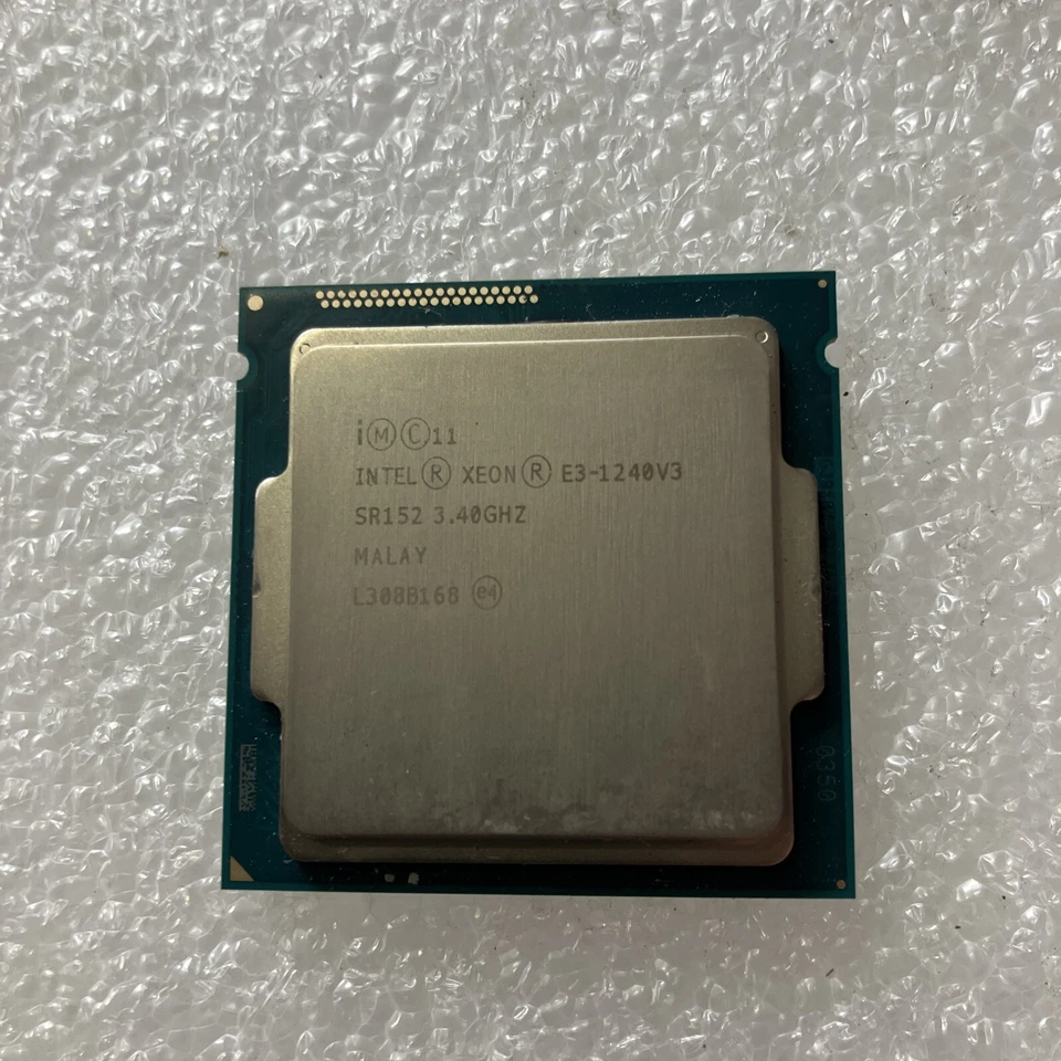 Intel Xeon E3-1240 v3 SR152 3.40GHz 8M 5GT/s LGA1150 Quad Core CPU Processor - Image 1 of 1