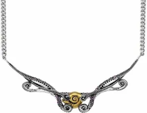 16"+2" Rocklove Disney Sterling Silver Little Mermaid Tentacle Collar Necklace - Picture 1 of 3