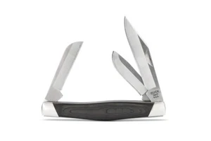 Buck Limited Factory Run 301 Stockman - Wood Grain Carbon Fiber - Satin 420HC - Picture 1 of 3