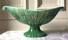 BESWICK Rare Vintage Boat Shaped 1498 Large Green Posy Vase Ornament  Bowl