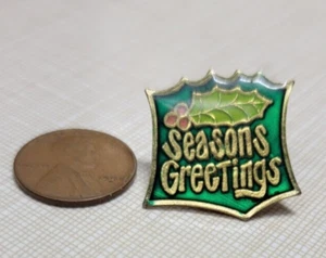 NUEVO STOCK ANTIGUO PINTADO A MANO FIESTA PIN SALUDOS 1987 BOLSA MORDAZA AMERICANA ATLANTA - Imagen 1 de 2