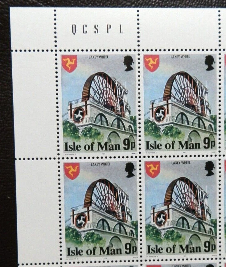 ISLE OF MAN 1978 SG116 9p. LAXEY WHEEL -  MNH - Image 1 of 1