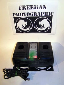Ryobi One+ Plus P120 Dual 18 Volt NiCad Battery Charger Tested 18V ChargePlus+ - Picture 1 of 11