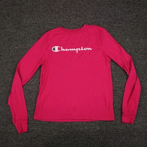 Champion Shirt Womens Small Pink Long Sleeve Running Workout Casual Gym Ladies - Picture 1 of 7
