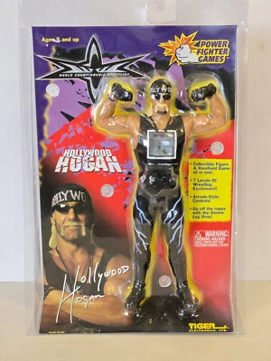 Boneco colecionável Hollywood Hulk Hogan Power Fighters Games Tiger Electronics - Imagem 1 de 3