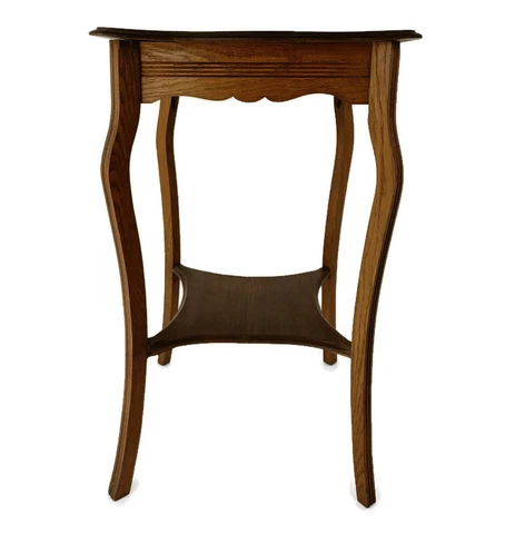 Art Nouveau Pedestal Side Occasional Table Plant Flower Stand Two Tier Art Deco Cover
