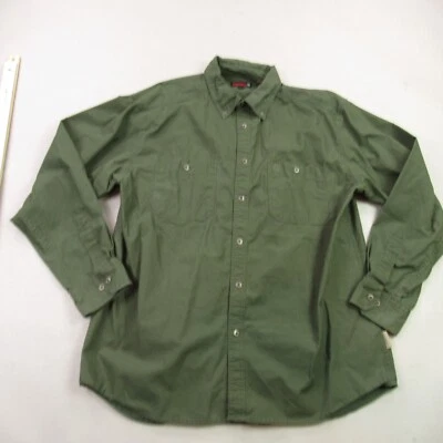 Wolverine Shirt Mens XL Long Sleeve Button Front Outdoors Cotton - Image 1 of 4