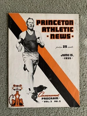 Princeton Athletic News - Commencement Program - June 15 1935 - Vol. 3 No. 5 - Image 1 of 4
