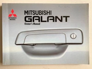 Mitsubishi Galant Car Owner's Manual Handbook 1998 #MR363869 - Picture 1 of 4