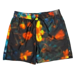 Brand New Mens Vans Primary Print Elastic Boardshort Black/Multi Medium - Picture 1 of 1