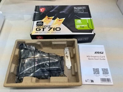 MSI GeForce GT 710 2GB DDR3 Graphics Card (GT 710 2GD3 LP) - Image 1 of 4