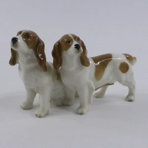 Figura de porcelana Hutschenreuther perros pareja Cocker Spaniel - Imagen 1 de 13