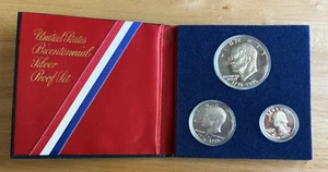 Stempelglanz 1776-1976 - USA - USA Zweihundert Jahre Silber 3 Münzen Set - Bild 1 von 9