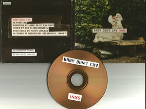 INXS Baby Don’t Cry EUROPE made PROMO CD single 1992 INXRC 20 Michael Hutchence - Picture 1 of 1