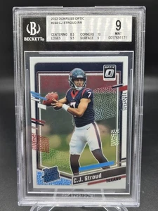 Panini Donruss Optic 2023 - Clasificado Rookie C.J. Stroud #244 (RC) BGS 9 Texans - Imagen 1 de 2