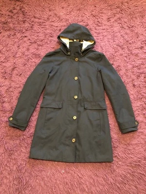 CHAQUETA DE CAZA BARBOUR MUJER ABRIGO AZUL EE. UU. 4 LUJO INFORMAL RAYAS KIRKWALL Foto 1 de 4