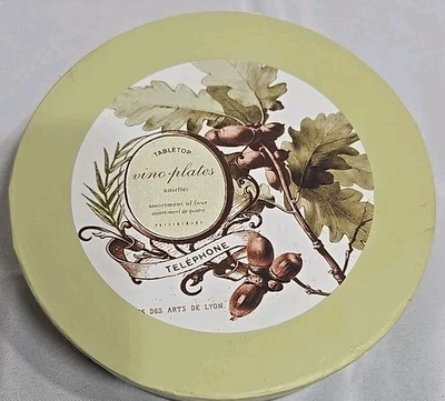 Platos de aperitivo de cóctel Pottery Barn VINO 7" nunca usados Foto 1 de 4